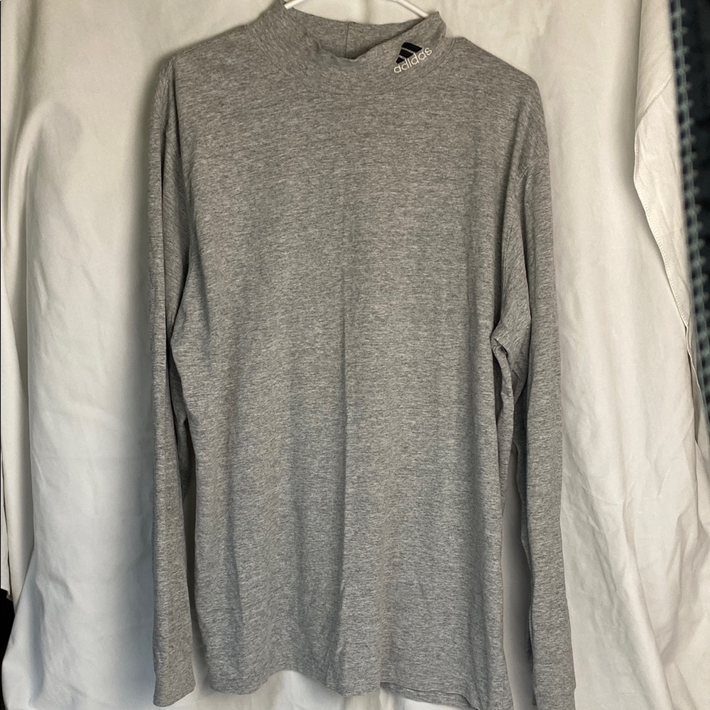 Adidas Vintage Gray Long Sleeve Shirt